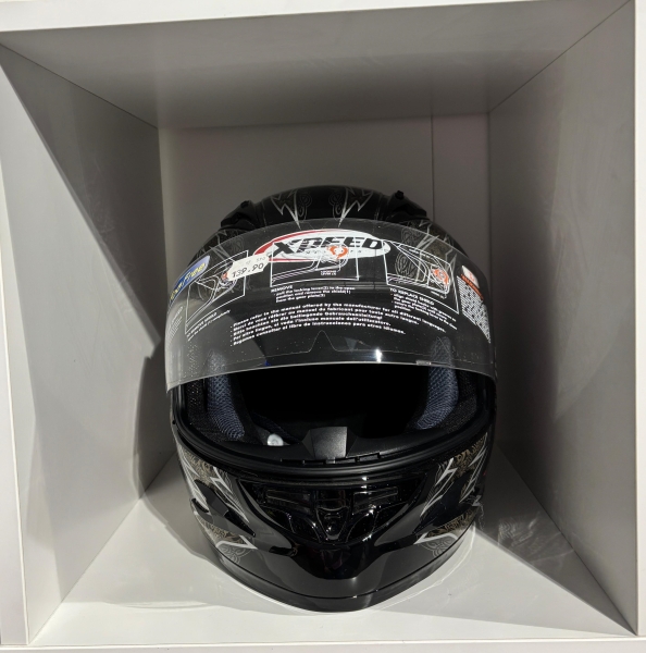Motorrad-Integralhelm Carbon- Drikompo. XPEED XF 708 RED - Gr. L